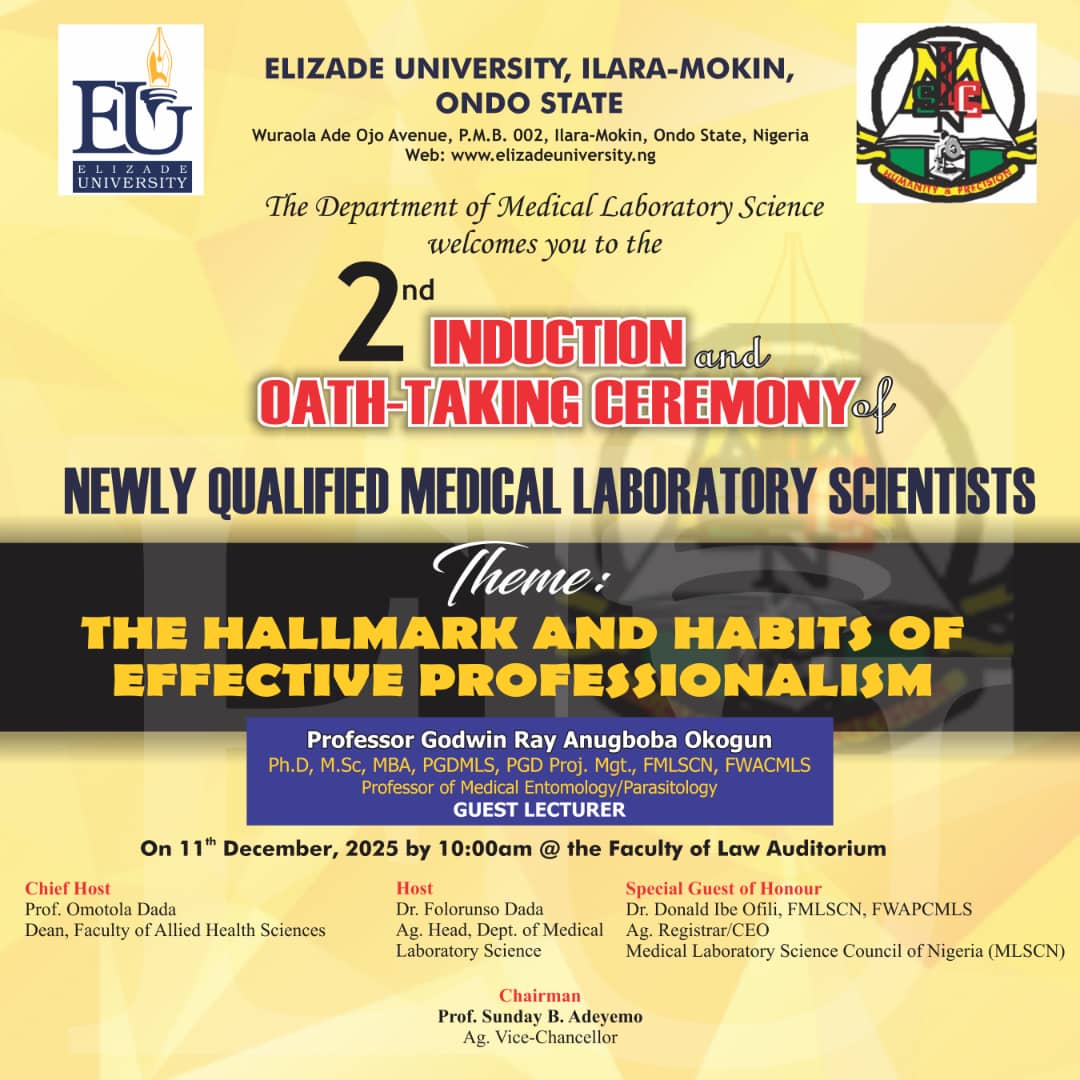 100% SUCCESS IN MEDICAL LABORATORY SCIENCE COUNCIL EXAMINATIONS